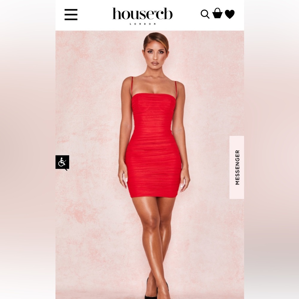 House of CB Ella Dress- Red